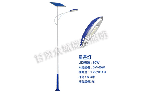 库车太阳能路灯核心技术参数解读